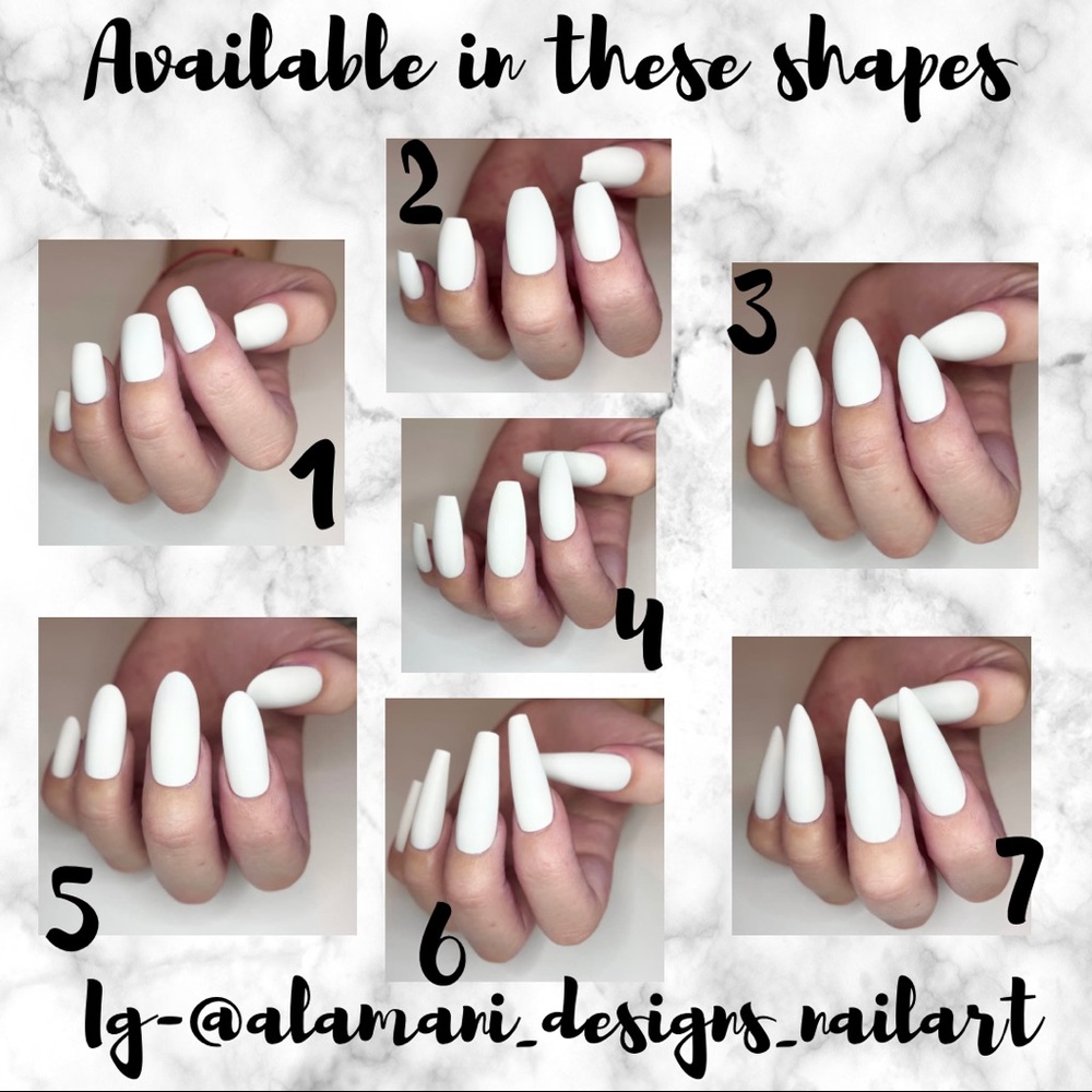 Custom gel press-on nails made by artisan set - Picture 3 of 8